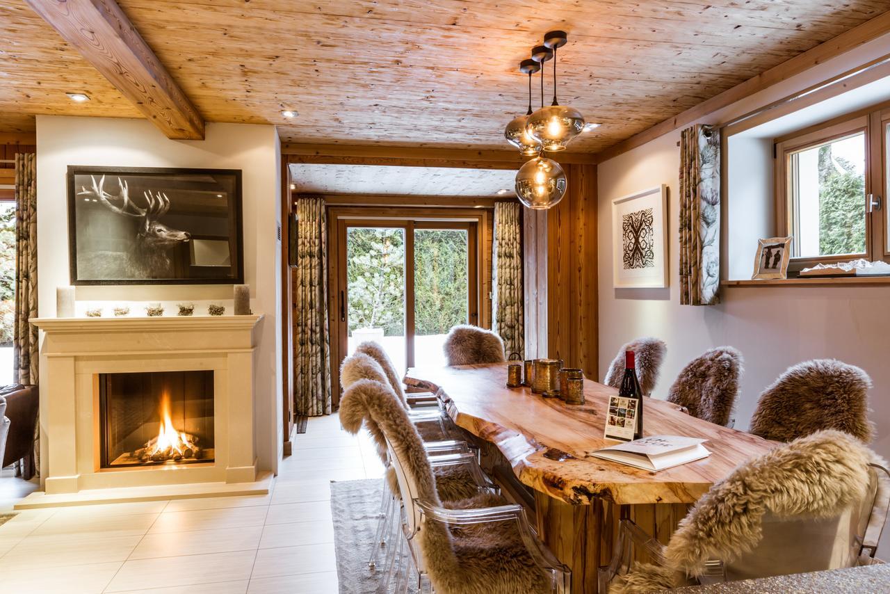 Apartment Au Bon Coin - Luxury Chamonix Hidden Haven, Mont Blanc View, Hot Tub And Garden Bagian luar foto